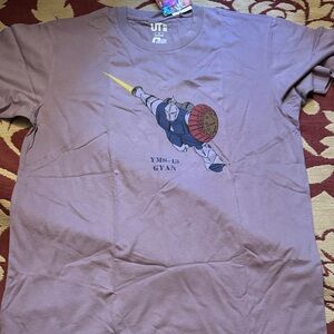 UNIQLO Men’s Gyan Graphic Tee - Mauve
